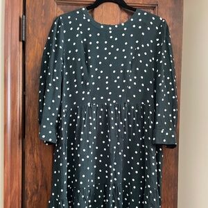 Green Polka Dot Seraphine Maternity & Nursing Dress